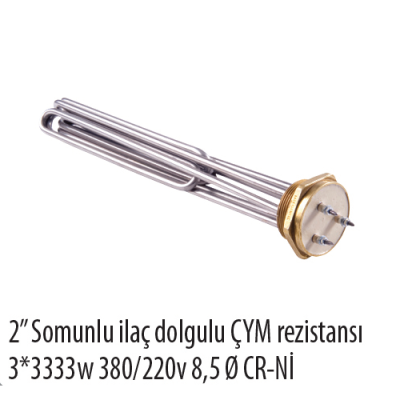 TOLON REZİSTANS ISITICI 10 KW 7.5 KW KAZAN ISITICISI REKORLU ISITICI